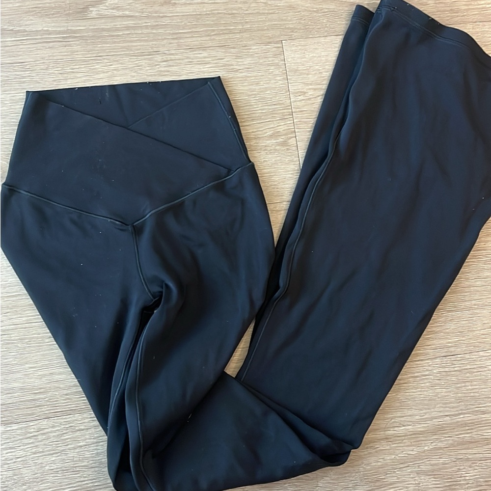 Aerie Black Flare Leggings